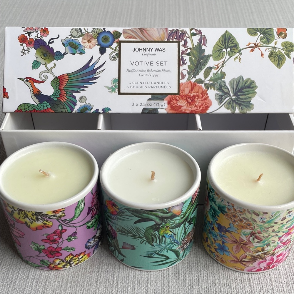 Johnny Was Floral Votive Candle Set